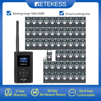 Retekess Wireless Tour Guide Audio System FT11 FM Transmitter PR13 FM Radio Receiver Tour Guide Conference Church Hajj Training