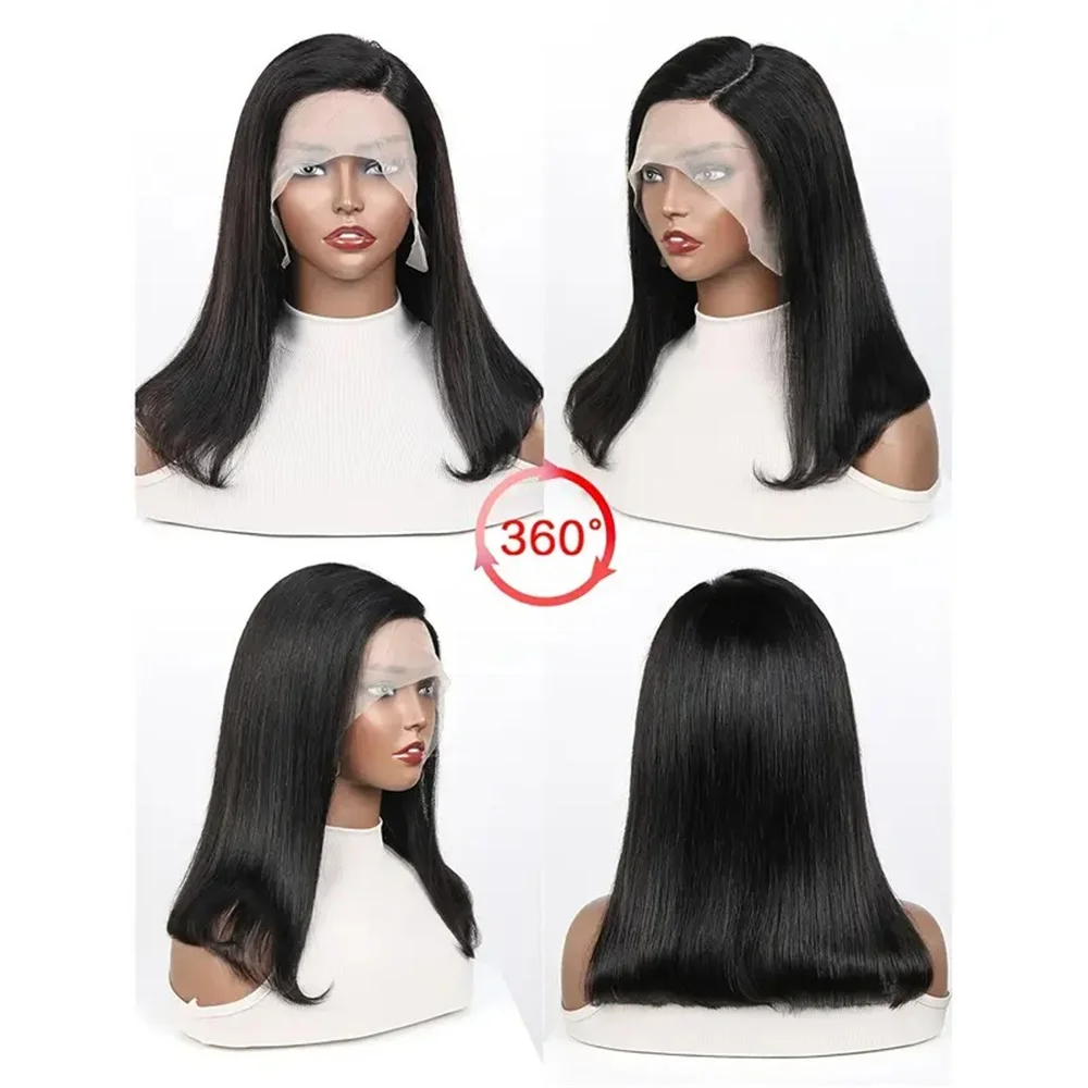 قبل قطعها البرازيلي خصلات الشعر المستعار الإنسان الجانب جزء بوب شعر مستعار للنساء اللون الطبيعي T جزء الدانتيل ريمي شعر طبيعي مفرود الباروكات