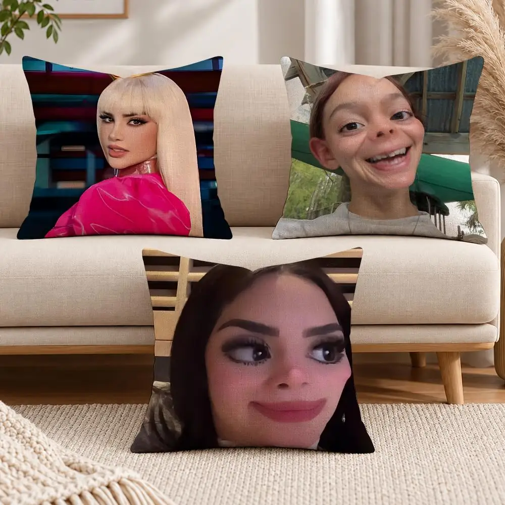 Influencer Popular K-Kimberly Loaiza Cushion Cover Soft Short Cover Washable Sofa Bed Dorm Garden Home Office Chair Decor