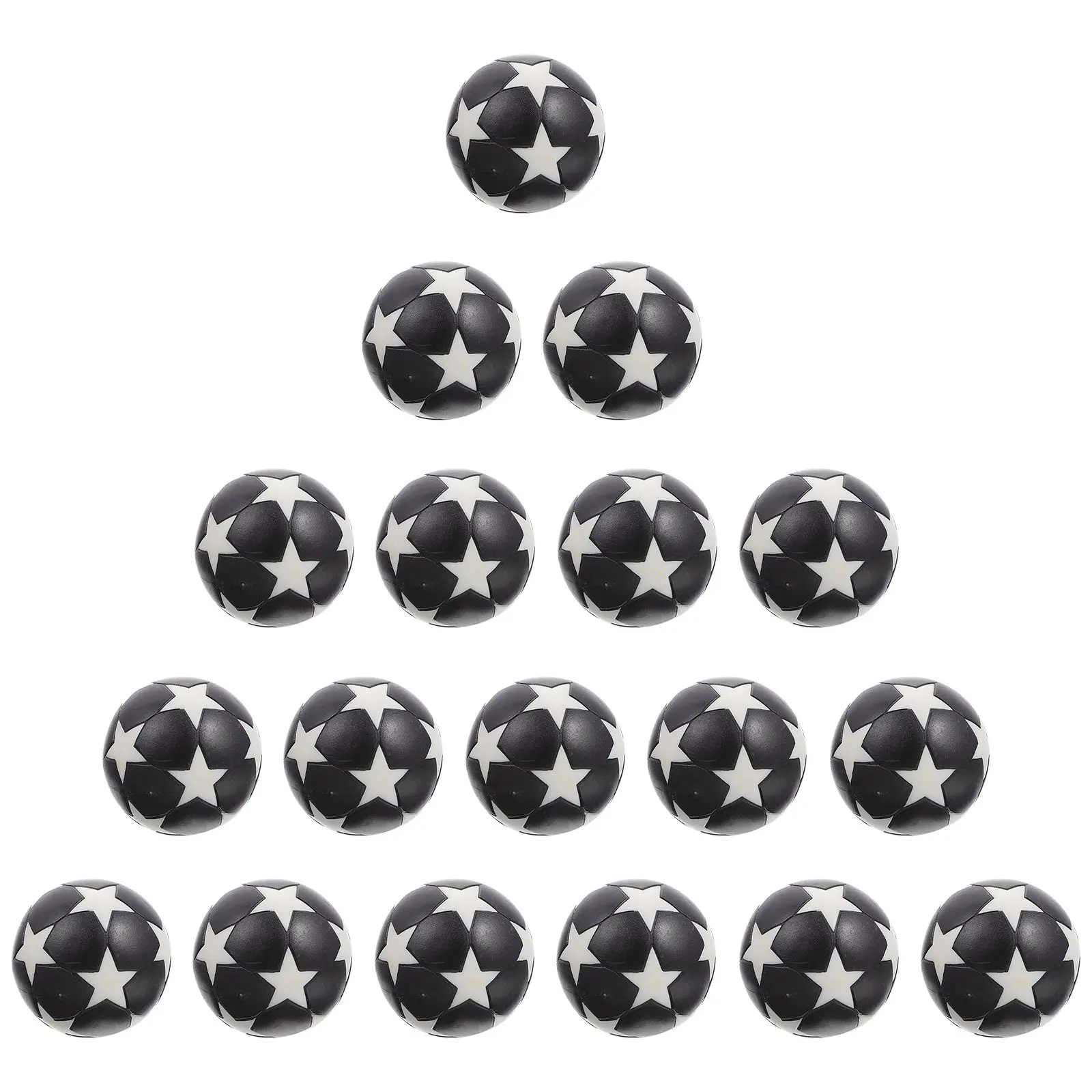 

18 Pcs Mini Foosball Replacement Balls 32mm Diameter Table Soccer Toy Accessories for Kids Fun Durable Plastic