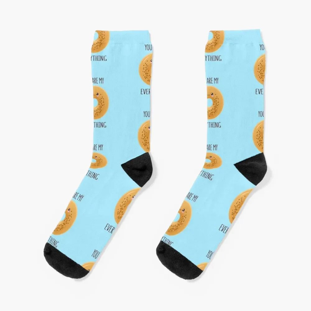 My Everything Bagel Socks Novelties sports stockings Toe sports Socks Women's Men's