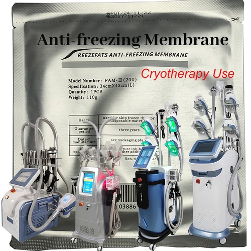 Imagen 2 del producto Membrana anticongelante para cavitación, congelación de grasa, enfriamiento criogénico, terapia de pérdida de peso, Gel refrescante anticongelante, almohadillas para criolipólisis, 10 Uds.