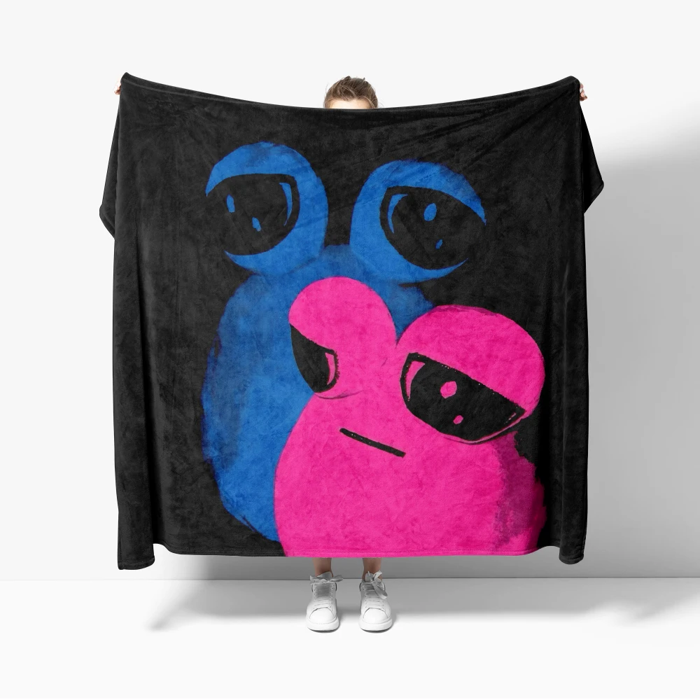 Tv Girl Who Really Cares Frog Flannel Throw Blanket Series Kids Blankets Sofa Decoration Bear and Pa blankets Cozy Soft
