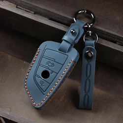 Car Remote Key Case Cover Shell for BMW X1 X3 X5 X6 X7 1 3 5 6 7 Series G20 G30 G11 F15 F16 G01 G02 F48 Accessories