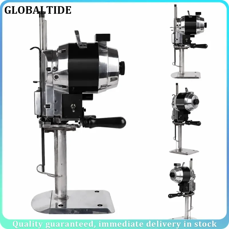 Electric Cloth Cutting Machine 220V 1100W 1200W Vertical Straight Knife Fabric Cutter 10 12 15 Inch Industrial Textile