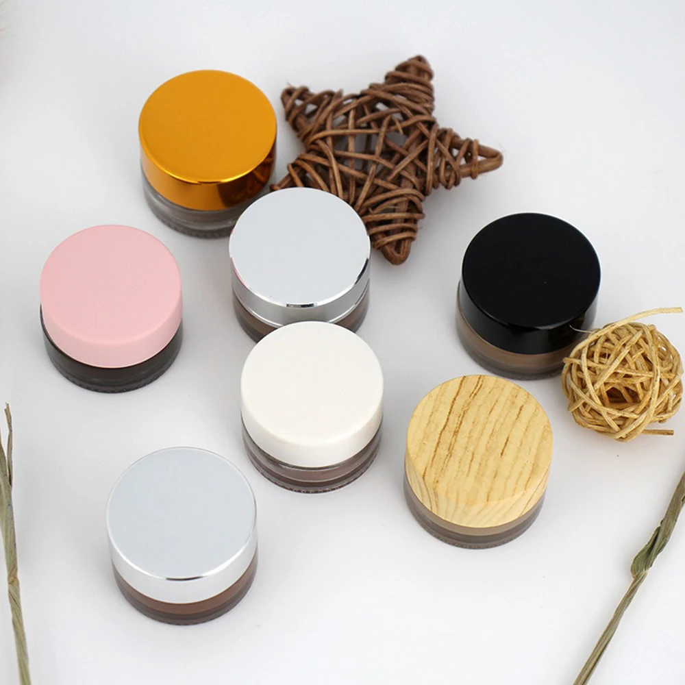 Crema per sopracciglia con etichetta privata 10 colori Cera per sopracciglia naturale impermeabile a lunga durata Spessa logo personalizzato Trucco all'ingrosso Cruelty Free