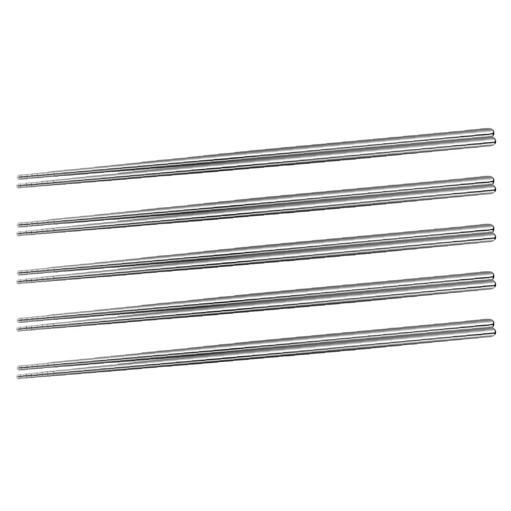 

Long Stainless Steel Chopsticks 14.17 Inch Lightweight For Hot Pot Frying Sushi Reusable Anti Slip Dishwasher Safe