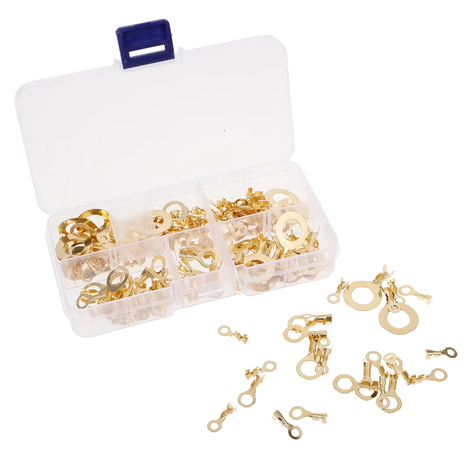 

1 set 1 Set 0 Gauge Ring Terminal Connectors Wiring Terminals For Secure Electrical Connection Wire Connectors Terminals