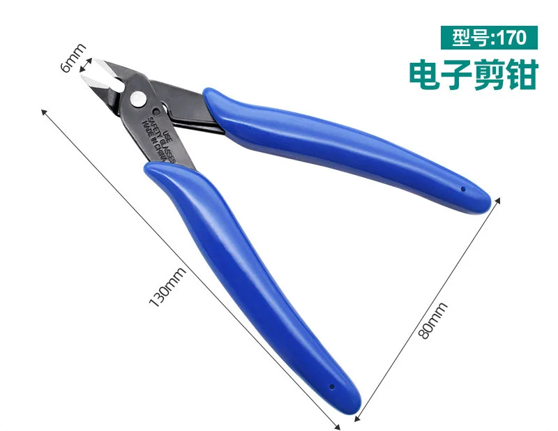 Durable anti-static Industrial Electronics 303 Cutting pliers Water pliers Trimming and wire cutting mini diagonal pliers