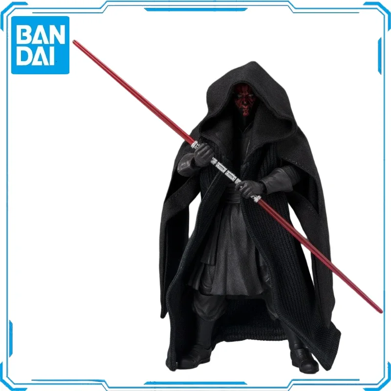 In Stock Original Bandai SHF Darth Maul Star Wars The Phantom Menace Action Figure AnimationToy Gift Model Collector Anime Hobby