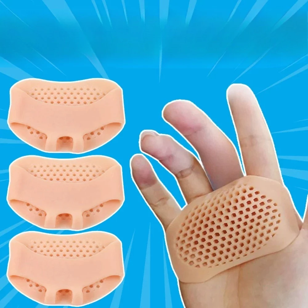 2개입 안티 글러브 피트니스 운동 요가 미끄럼 방지 전문가용 아이언 팜 보호 실리콘 장갑 손발 관리 도구