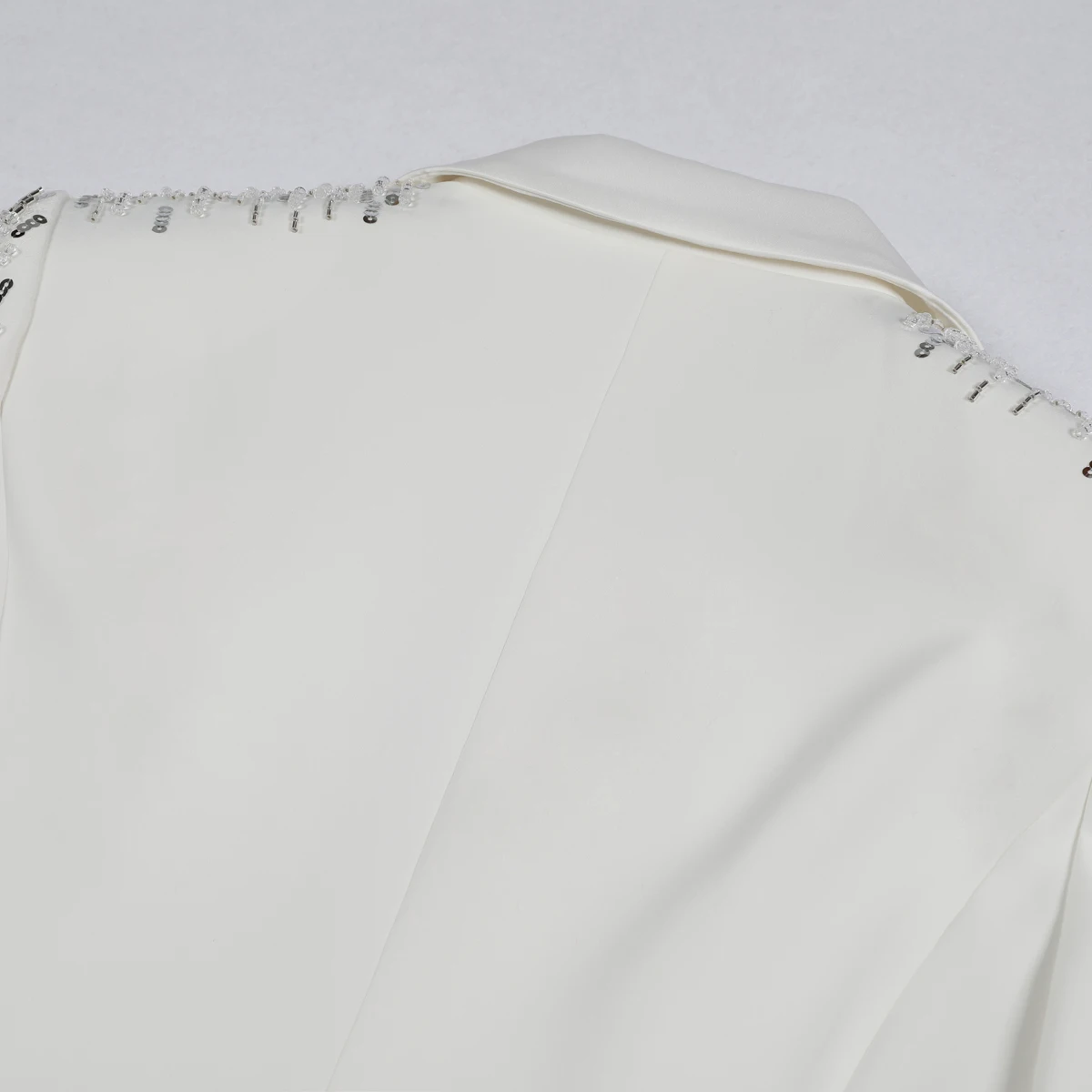 S-3XL Giacca da donna slim per pendolari a maniche lunghe con colletto a Ding di colore di lusso alla moda di alta qualità a due colori