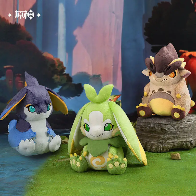 

In Stock Genuine Mihoyo Game Genshin Impact Lyney Freminet Arlecchino Cute Dragon Series Cosplay Soft Plush Ornament Fans Gifts