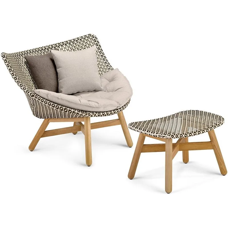 Outdoor sofa chair, patio balcony lounge chair