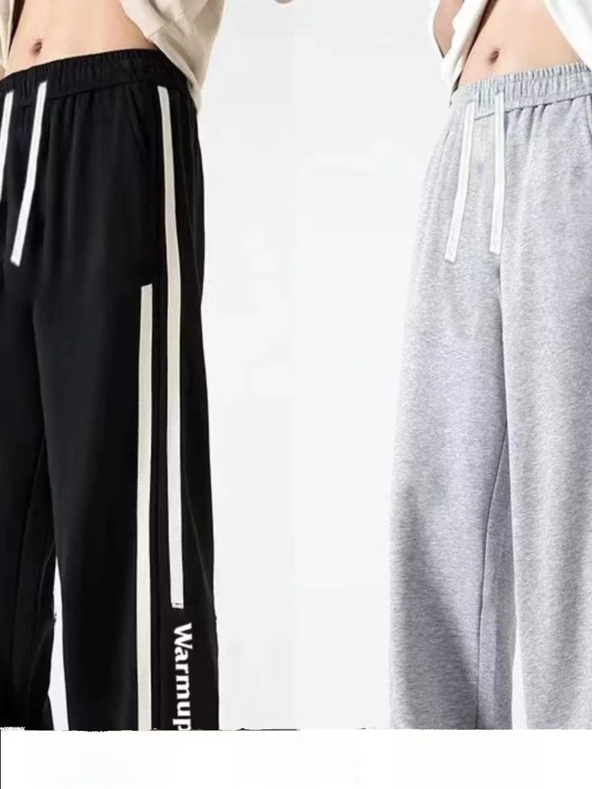 

Мужские спортивные брюки больших размеров, удлиненные, для полных мужчин, осенне-зимние, повседневные, свободного кроя, молодежные, активные, однотонные, длинные штаны