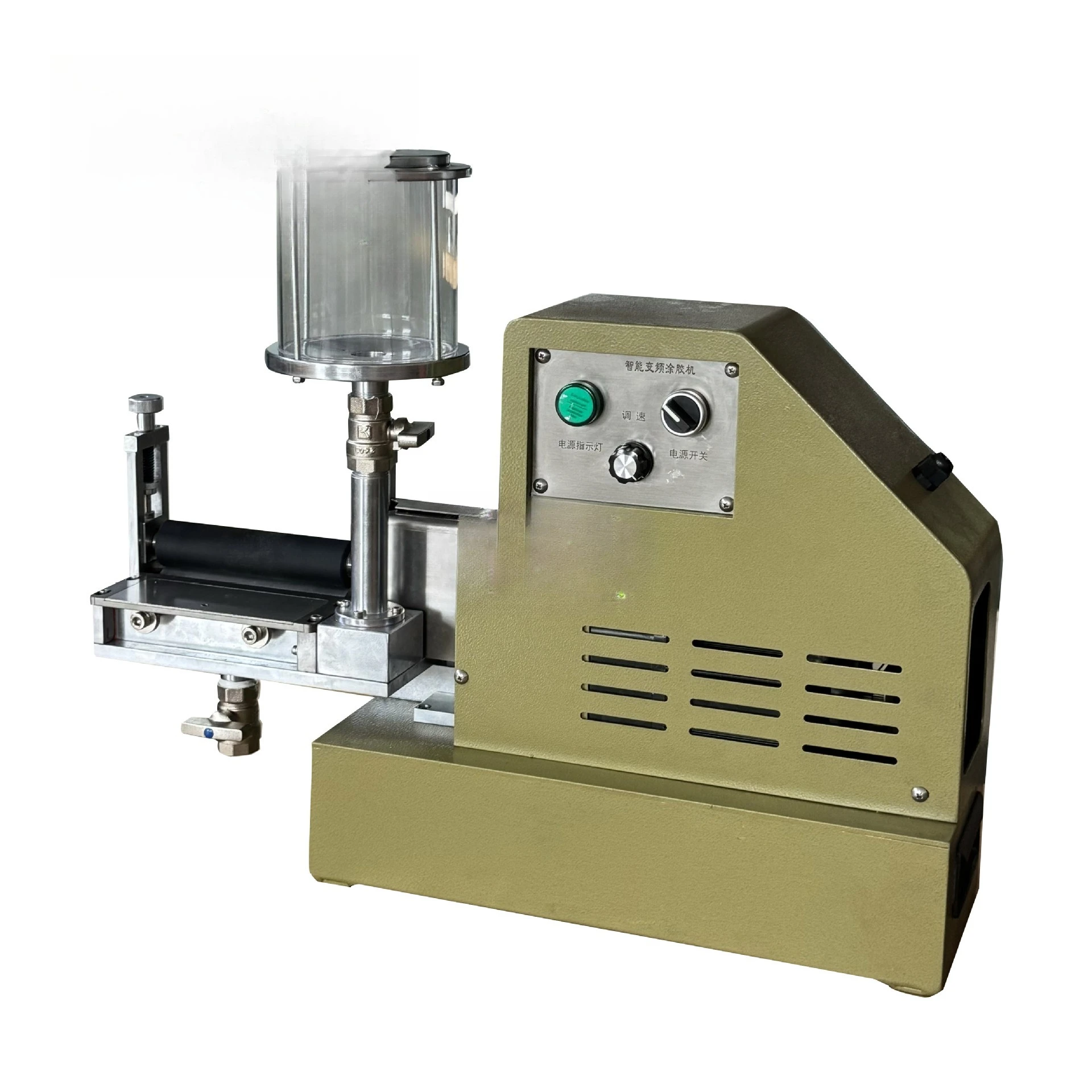 

Desktop glass jar gluing, yellow glue PU glue gluing machine leather coating machine