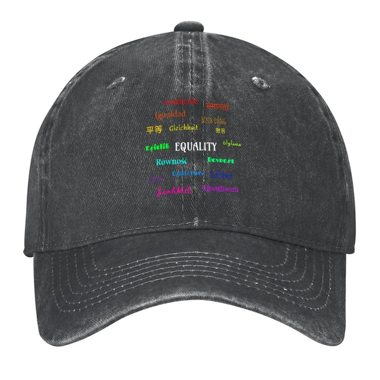 

Equality in different languages Baseball Cap hats for men Sun Hat For Children Winter hat hiking hat Ladies Men's