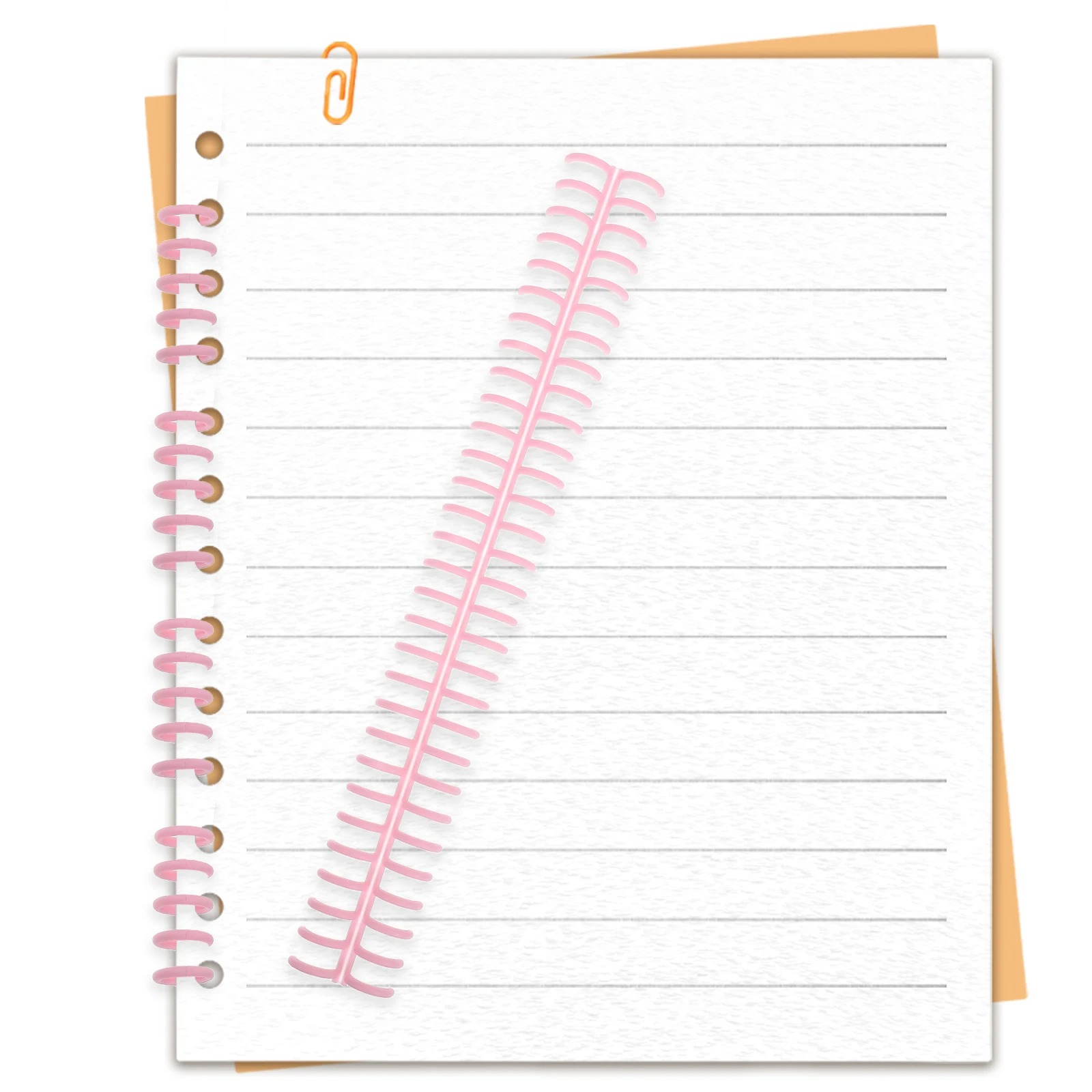 

10 Pcs Binding Ring Loose-leaf Book Rings Adjustable Binder Mechanisms Spine Inserts Plastic Bindings Disc