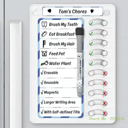 Chore Chart Erasable To Do List Planning Board Sliding Routine Chart ADHD Tools and Visual Schedules for Kids and Adults