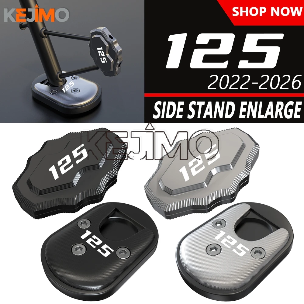 Side Stand Enlarge FOR KYMCO New Many 125 NewMany 125 2022 - 2024 2025 2026 Kickstand Side Stand Enlarger Column Auxiliary Set