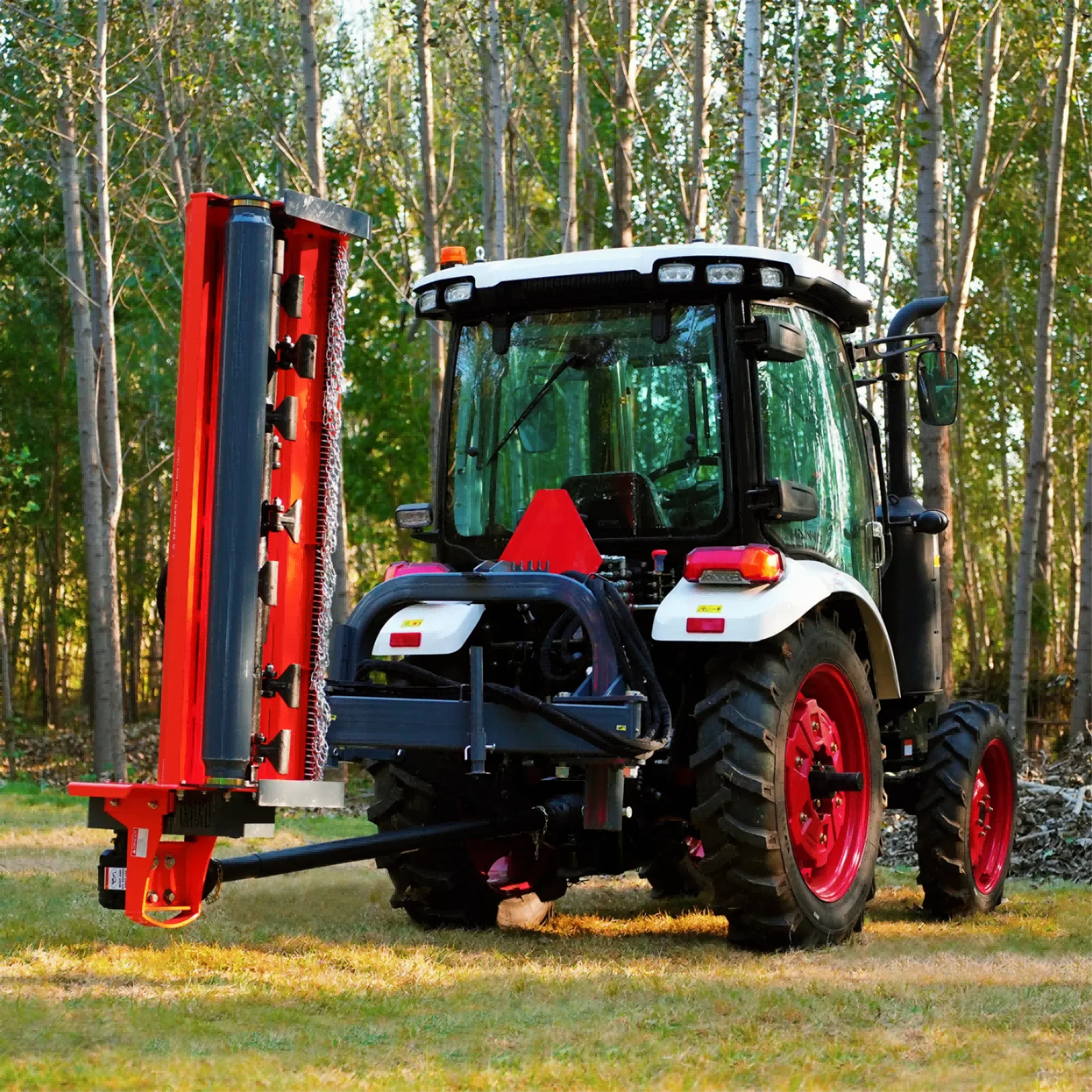 Farm Tractor PTO Mower 3 Point Hitched Tractor Hydraulic Verge Mulcher Light Side Flail Mowers