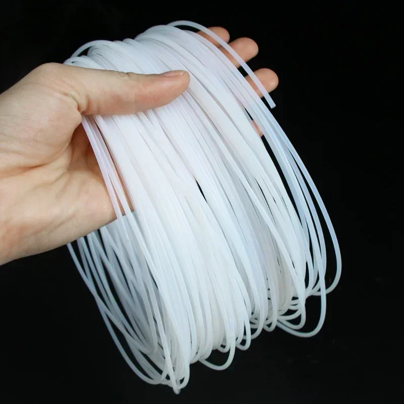 1~10m Milk White PTFE Tube ID 0.5 1 2 2.5 3 4 5 6 7 8 10mm For 3D Printer Parts Insulated Hose 600V Extruder J-head Rigid Pipe