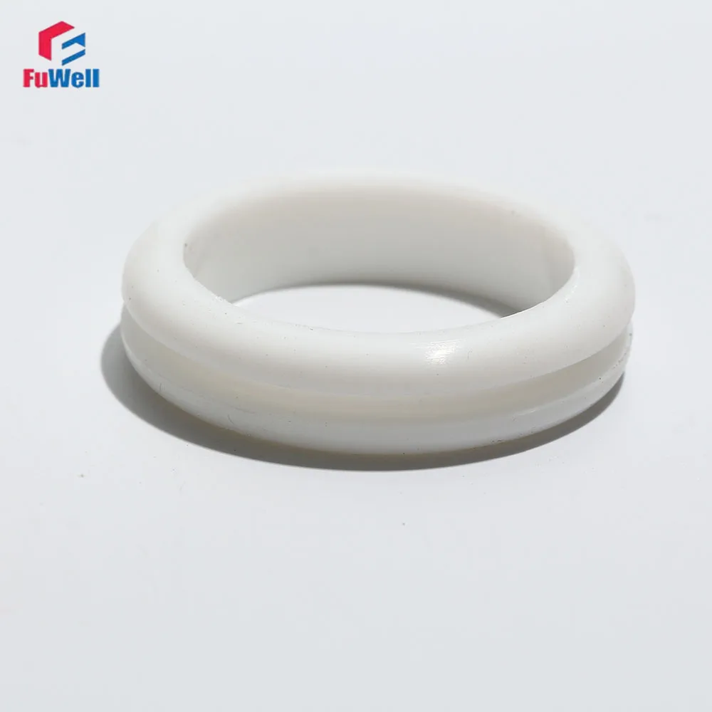 Fuwell rubberen afdichting O-ring kabel isolatiepakking zwart/wit met sleufgat plug voor beschermende draad/kabel