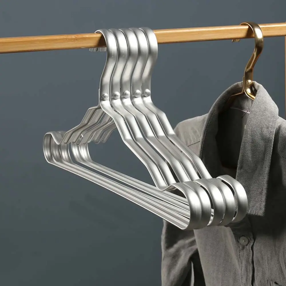 

Aluminium Alloy Laundry Storage Anti-slip Wardrobe Space Saver Storage Racks Clothes Hangers Clothes Rack Drying Rack