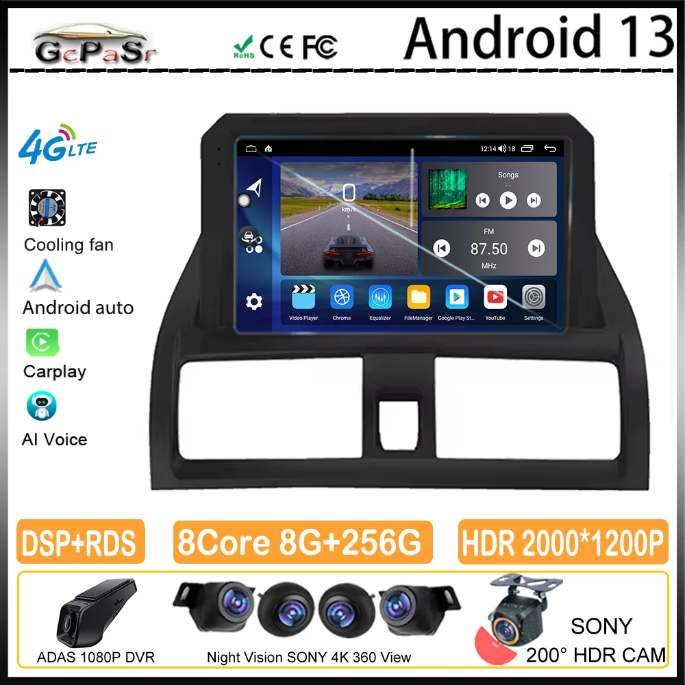 

For Honda Accord 7 2002- 2007 Multimedia Car Player Autoradio GPS Video Navigation Android Screen Wifi 5G No 2din Carplay DVD