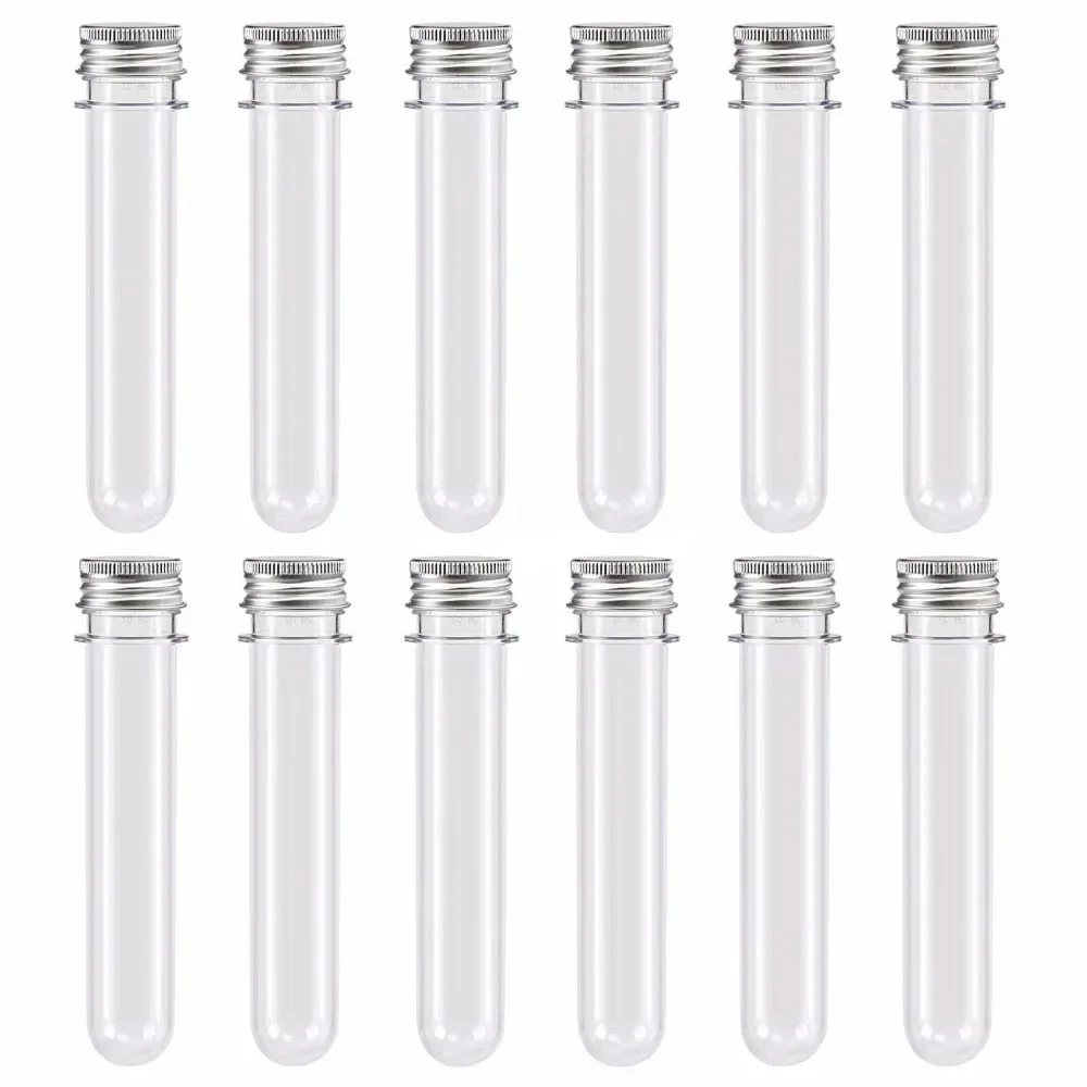 Plastic Tube With Aluminum Cap Refillable Bottles & Accessories Reagent Container For Traveling Essentials Travel Bottle Set