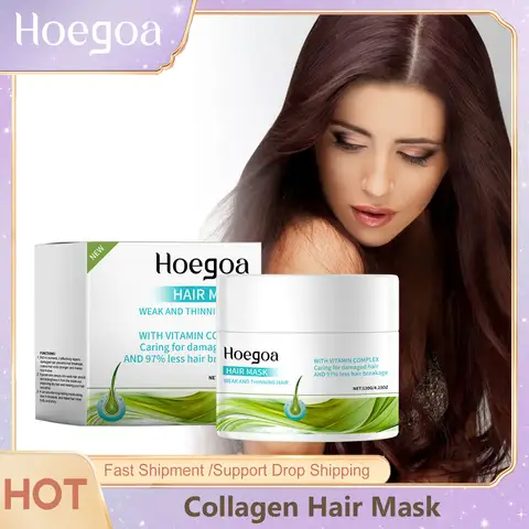 Hoegoa 콜라겐 헤어 마스크 케라틴 트리트먼트, 건조하고 손상된 곱슬 머리 리페어, 헤어 루트 샤이니 스트레이트, 소프트 모이스처라이즈 컨디셔너 Best5 Hoegoa 콜라겐 헤어 마스크 케라틴 트리트먼트, 건조하고 손상된 곱슬 머리 리페어, 헤어 루트 샤이니 스트레이트, 소프트 모이스처라이즈 컨디셔너 Best5