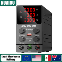 KUAIQU OCP OVP DC Power Supply 30V 10A 60V 120V Adjustable Power Source Output Buzzer Alarm Voltage Regulator for Phone Repair