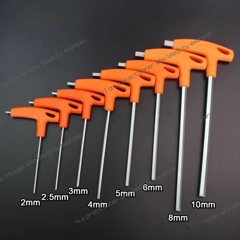 8 PCS/SET hand tools hex key allen wrench falt ball head metric 2/2.5/3/4/5/6/8/10mm allen hexagonal key set