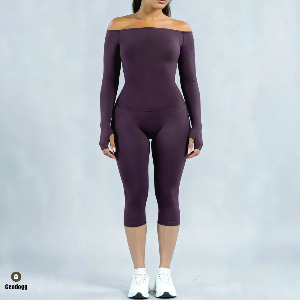 Women Long Sleeves Seamless DifSlim Yoga Clothes Sports Tops Breathable Running Pula Speed Drying Fitness Clothes XP119