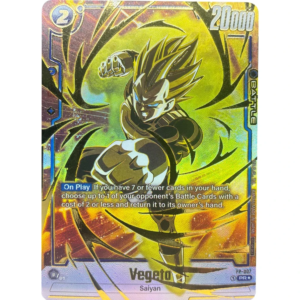 Dragon Ball DIY Heißpräge-Sammelkarten Son Goku Frieza Broly Promo-Karte Selbstgemachtes Spiel Anime-Karten Geschenkspielzeug