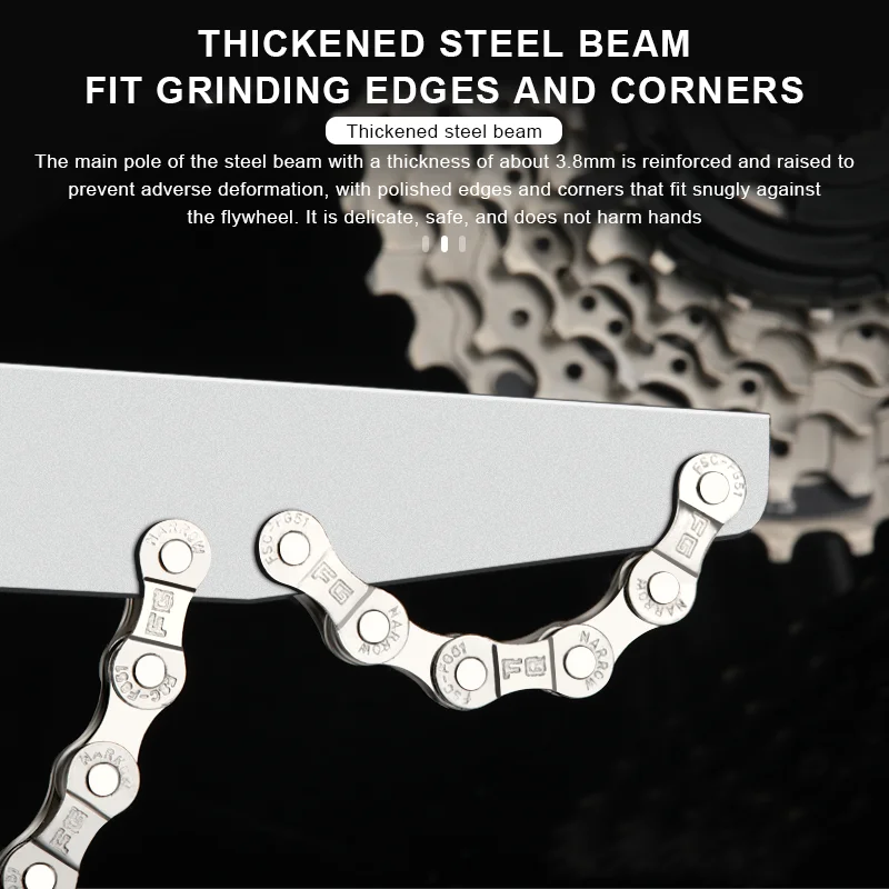 Bicycle Cassette Flywheel Wrench With Flywheel Remover Socket Tool Wear-Resistant High Strength Steel Portable Bike Repair Tool