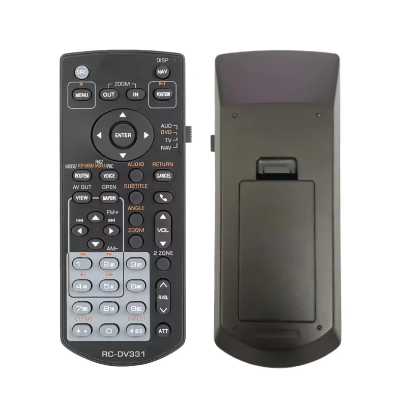 

RC-DV330 Remote Control Compatible with Kenwood Car Receivers DDX8019 DDX8022BT DDX8024BT DDX8029 DNX5120 DNX7100 DNX7120