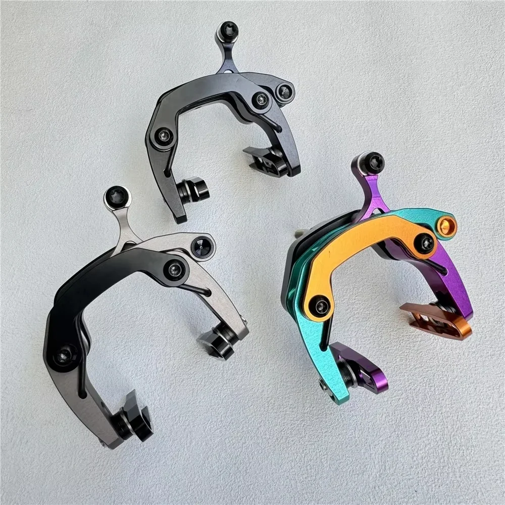 Folding V-type brake bicycle brake caliper is only suitable for Brompton 100g ultra light weight