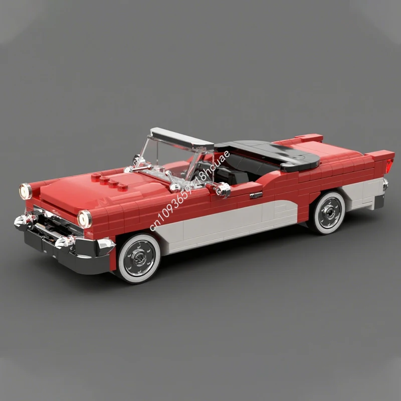 

387pcs MOC Buick Roadmaster Super nan Model Building blocks Kids Education creative craft toys Christmas gifts