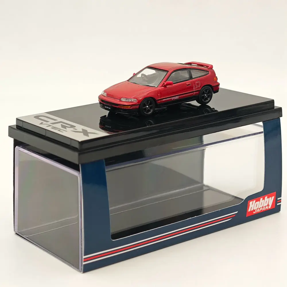 

Hobby Japan 1/64 CR-X SiR (EF8) J.D.M. Style Red Pearl HJ643005R Diecast Model Car Collection