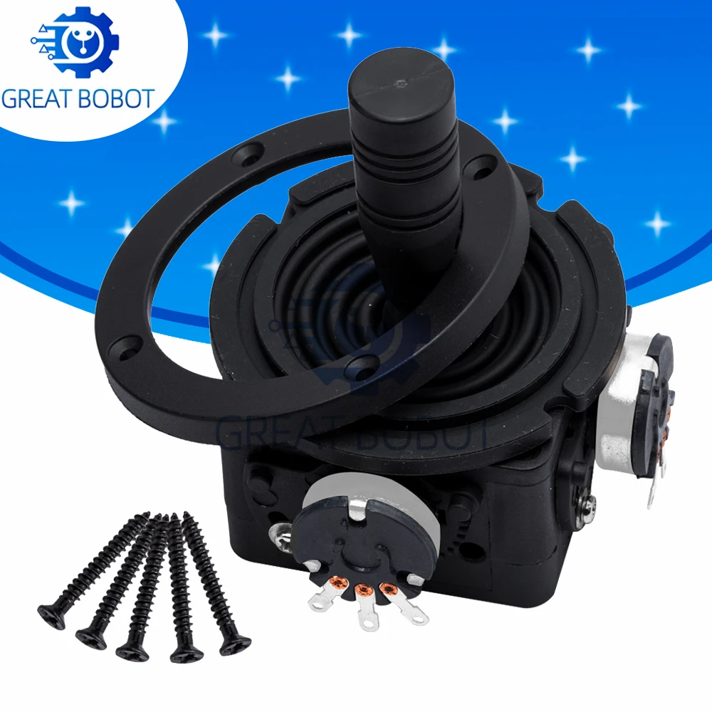 5K 2-Axis 2D Electric Joystick Potentiometer (JH-D202X-R2/R4): Controller for Photographic & Monitor Keyboard Tools