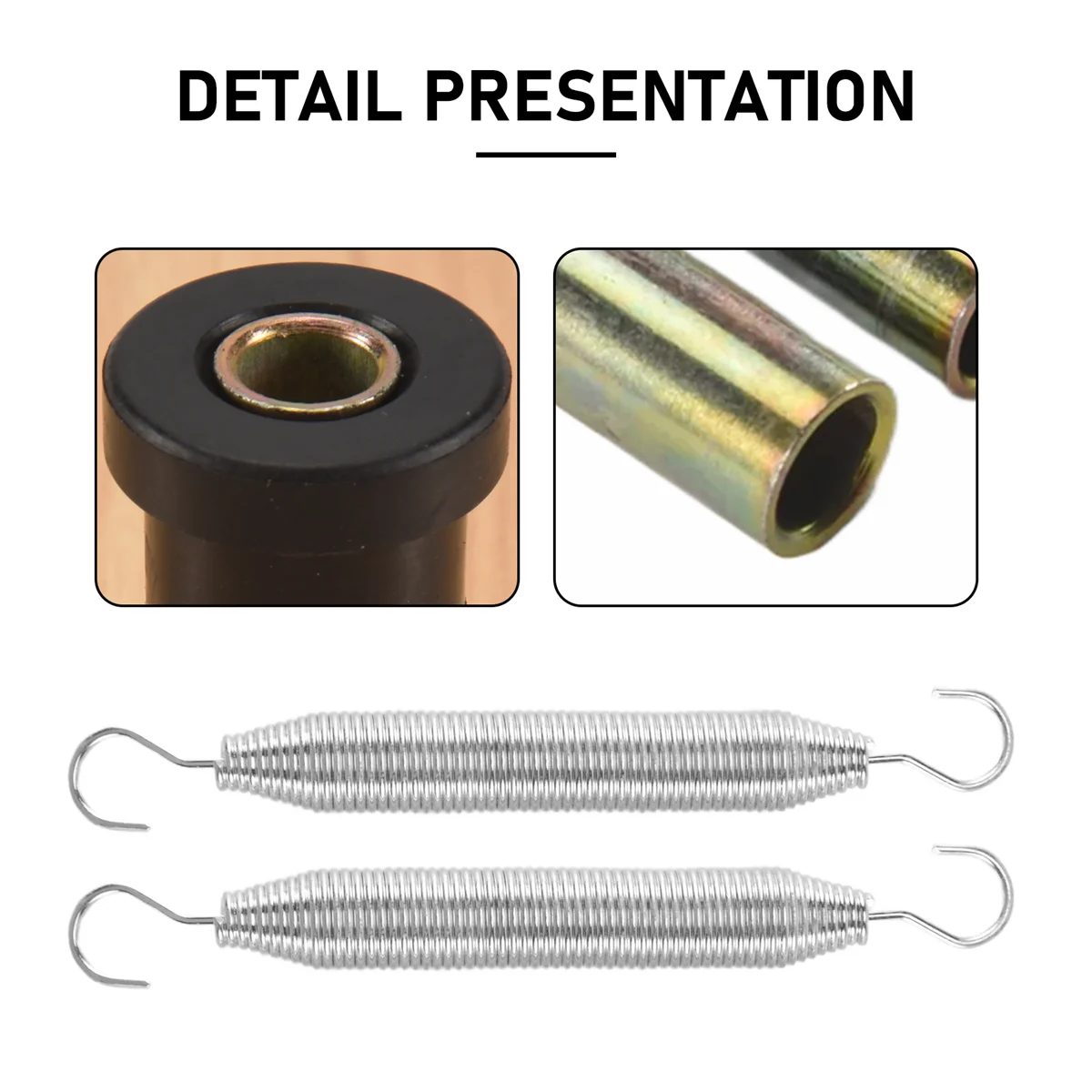 A56XQ 1 Set Rear Leaf Spring for Club Car DS Gas Electric Golf Cart Bushing and Sleeve Kit, 1015583 1012303 1992 Up