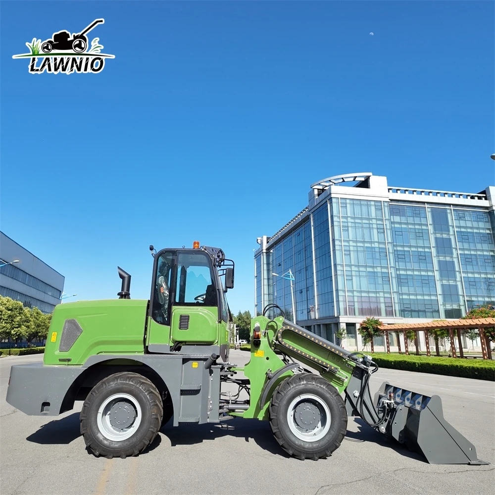 Powerful Performance Telescopic Arm Loader  Air Brake System and High Lift Boom for High-Sided Truck Loading  Loader