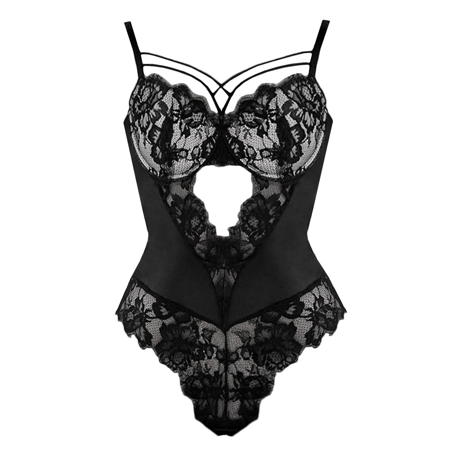 Sexy Lace Lingerie Overalls for Women Women Transparent Bodysuit Women Clothes Females Backless Sexy Black Body Suit