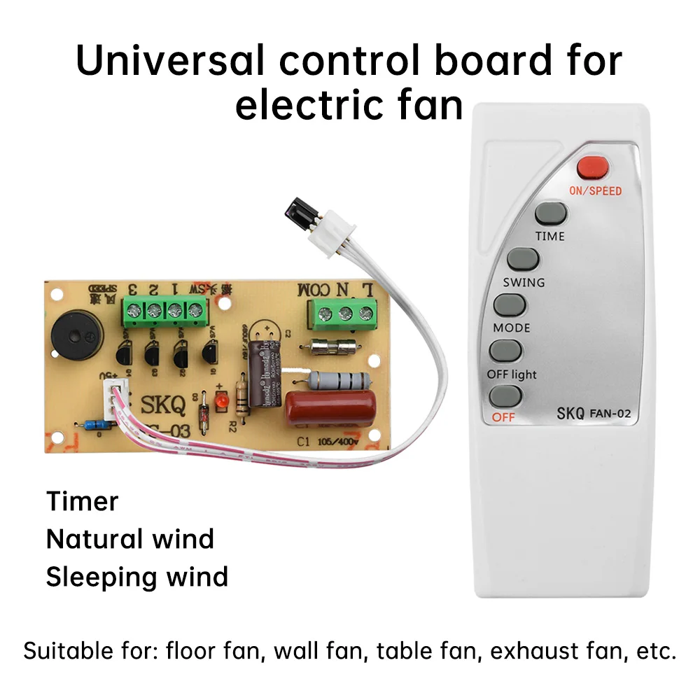 

Electric Fan Remote Control Modification Circuit Board Sleeping Mode Timing Module Intelligent Fan Diy Module