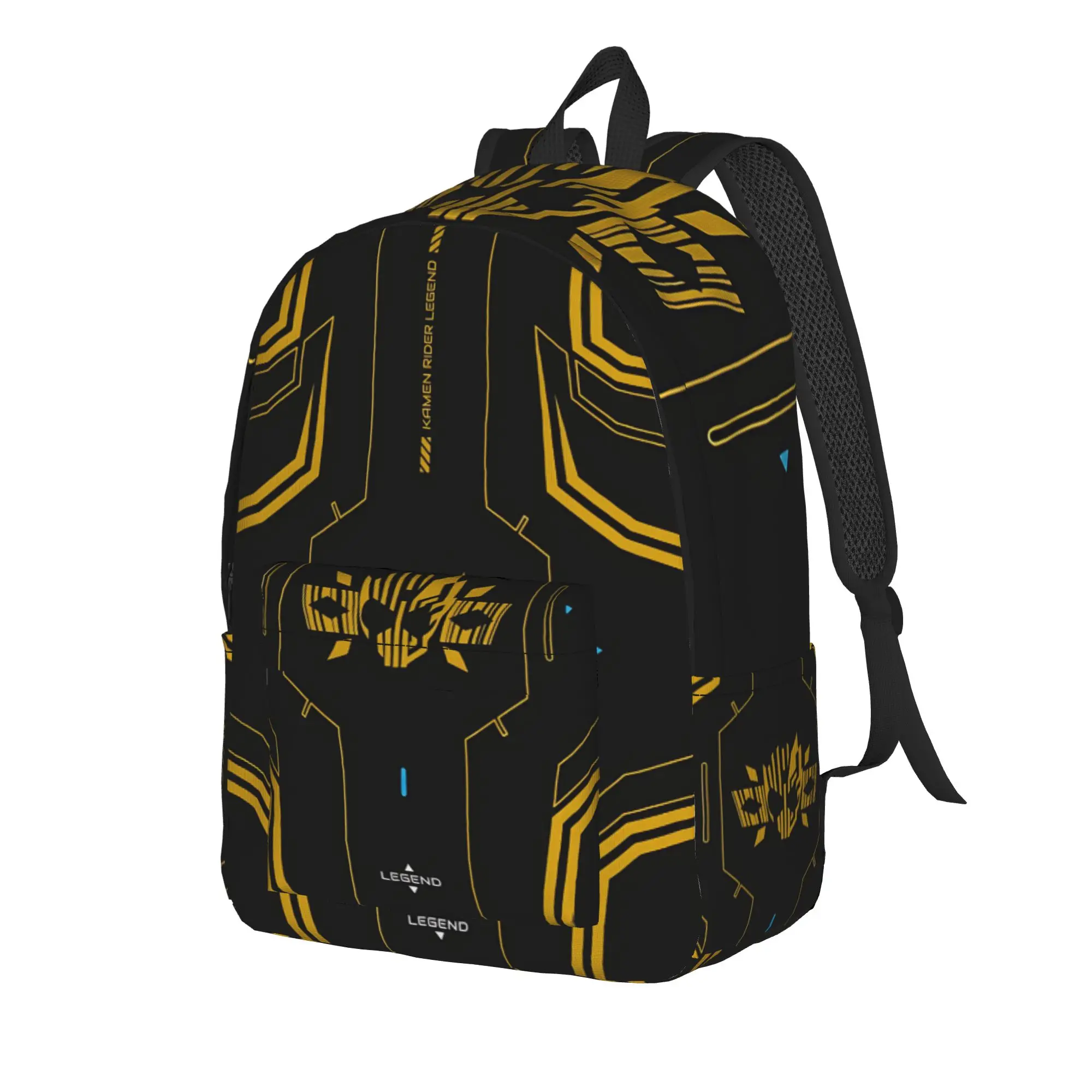 Fashion Kamen Rider Backpack  Mochilas Classic Outdoor Zipper Closure Rucksack