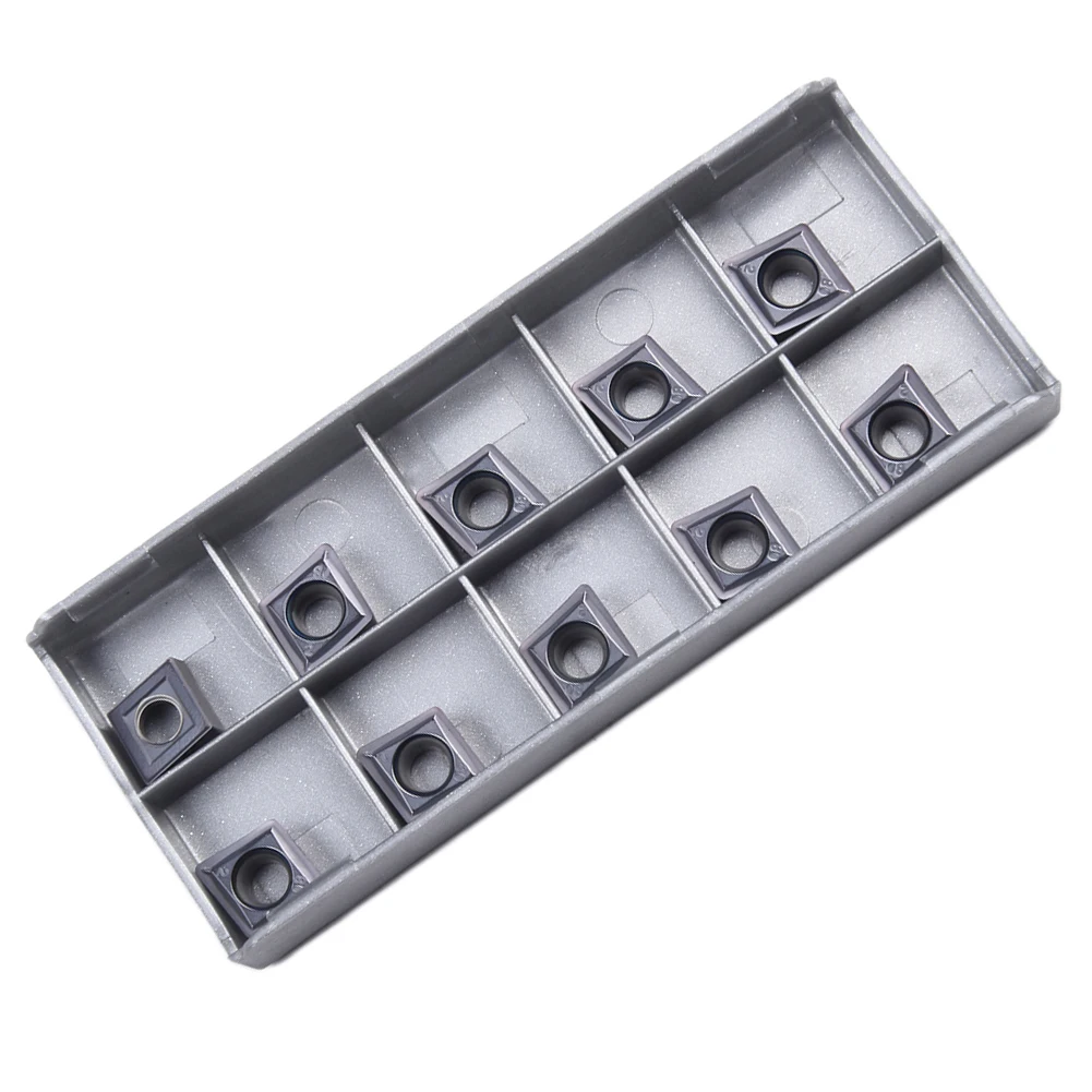 

10pcs CCMT3-2-SM CCMT09T308-SM Turning Inserts Carbide Inserts Accessories For Metalworking Tools Parts