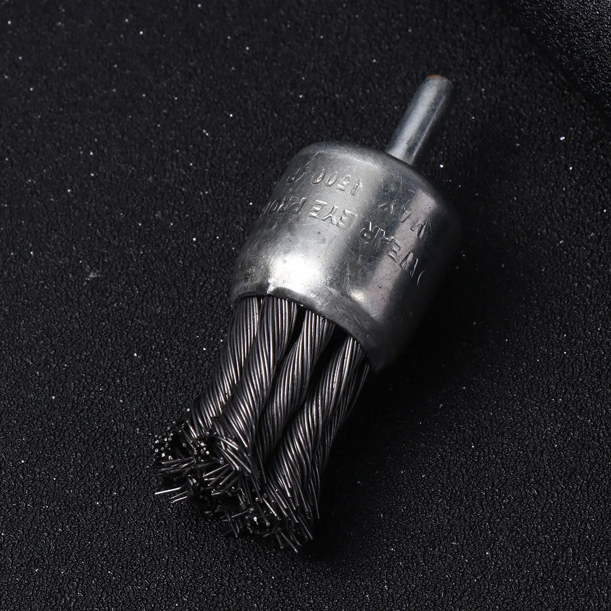 Steel Wire Brush Knot Type Pen Shape Crimped End For Power Drill Deburring Polishing Metal Stone Surface Silver - view 2