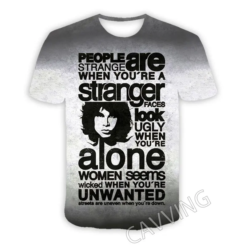 CAVVING 3D Printed   Jim Morrison  Casual T-shirts  Hip Hop T Shirts Harajuku Styles Tops Clothing for Men/women  T01