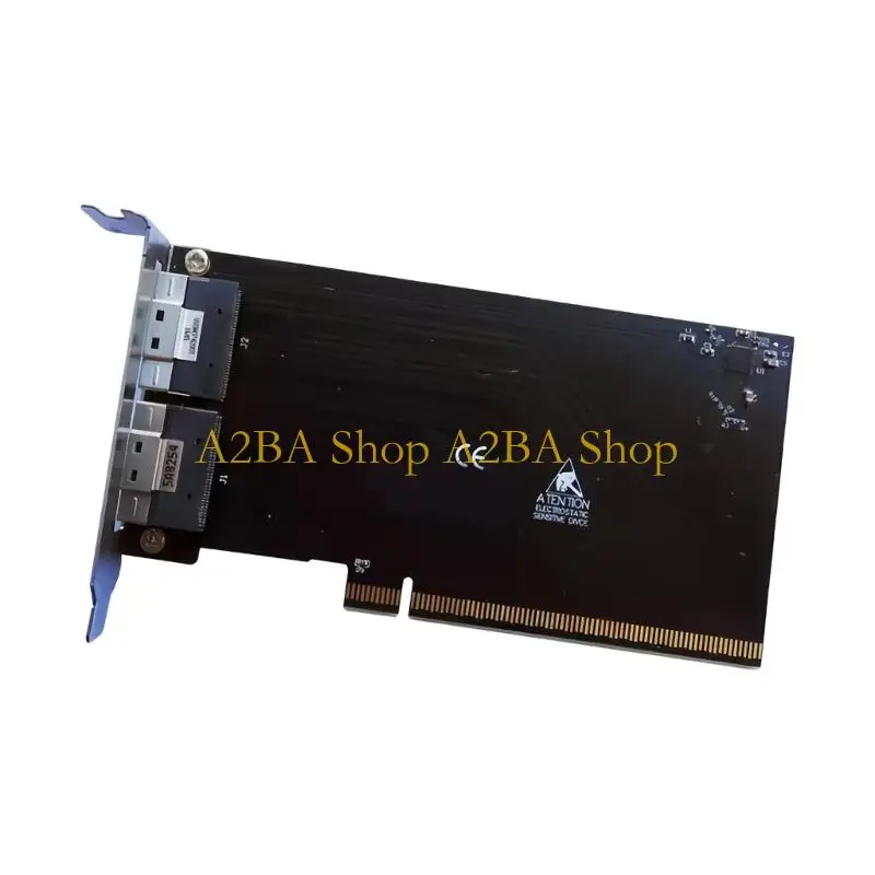 A2BA PCIe4.0 Ready X16 To 2 Port SFF 8654 Adapter Supporting High Bandwidth GPU Setups